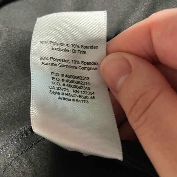 Aritzia Wilfred Free dress faux suede black slip women’s size xs - Picture 5 of 5